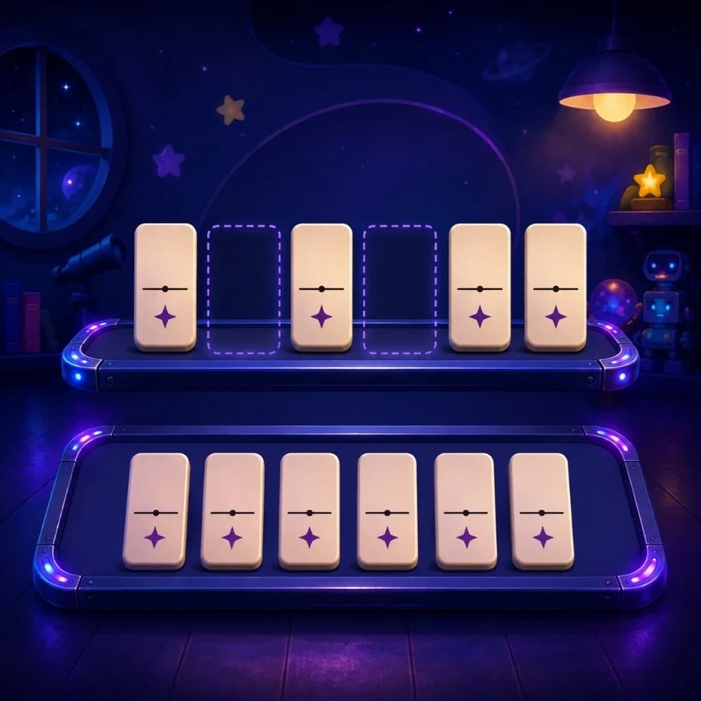 Ritmik Domino oyunundan bir görüntü